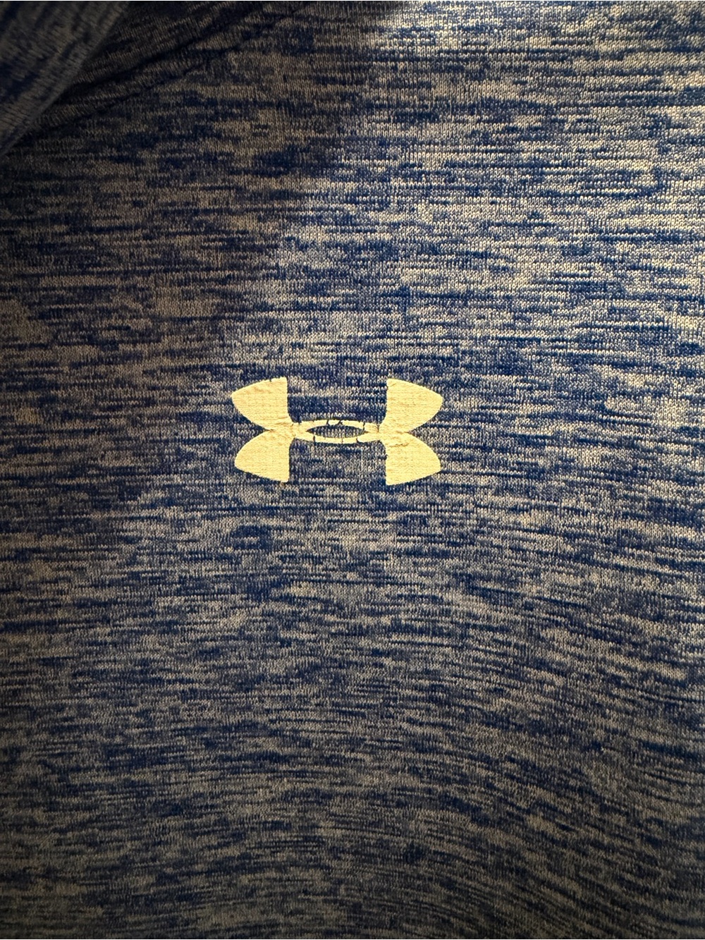 Under Armour Heathered Blue Cowl Neck Athletic Sweatshirt Size XL - Picture 4 of 5